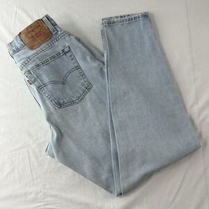 VTG 90s Levi's 550 Classic Relaxed Fit Tapered Leg Jeans USA Made Size 12 Reg L